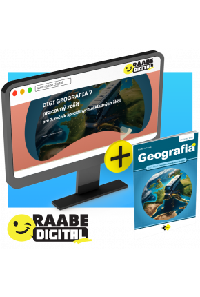 DIGI A PRINT GEOGRAFIA 7 PRACOVNÝ ZOŠIT PRE ŠPECIÁLNE ŠKOLY